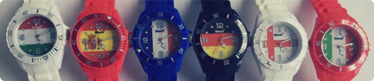 Introducing the Btech silicone sports fan watches banner